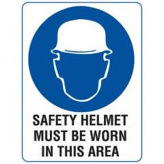 Safety Helmet Must Be Worn In This Area