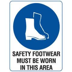 Safety Foot Wear Must Be Worn In This Area