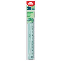 30CM WHITE PLASTIC RULERS