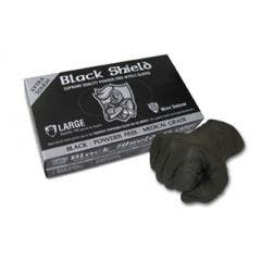 BLACK NITRILE POWDER FREE GLOVES