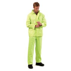 HIGH VIS RAIN SUIT SET:PANTS & JACKET