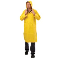 YELLOW PVC RAIN COAT