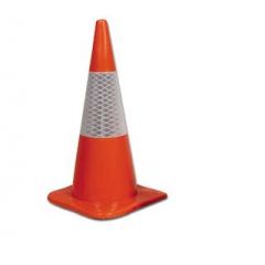 ORANGE HI-VIS REFLECTIVE TRAFFIC CONE