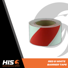 RED & WHITE BARRIER TAPE